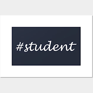 Student Word - Hashtag Design Posters and Art